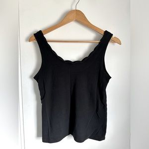 J. Crew Scalloped Neckline Tank